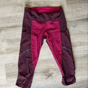 Lululemon cropped workout leggings